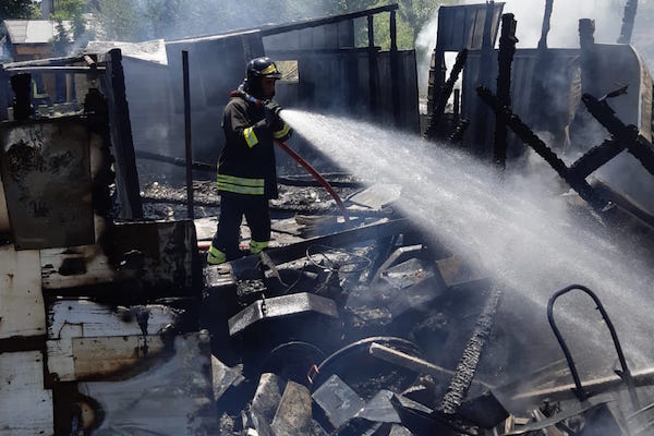 incendio rimessa agricola h