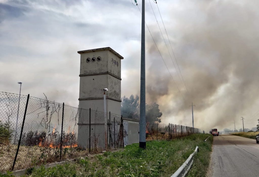 incendio san salvo 16giu