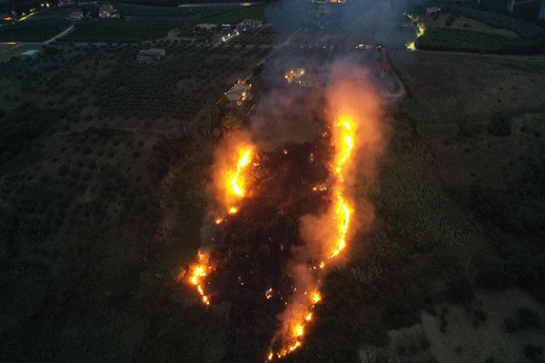 incendio sanlorenzo drone h