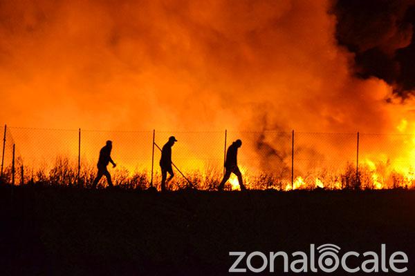 incendio terza vasca 19 h