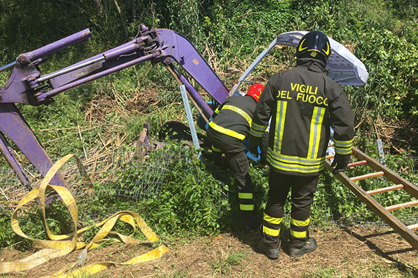 incidente lavoro a14 vvf h