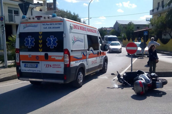 incidente moto autossalvo h