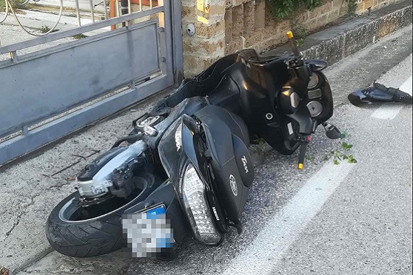 incidente moto via cardone h