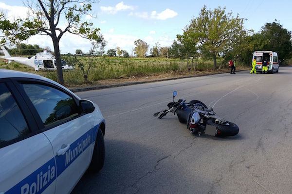 incidente moto via porto 6 set h