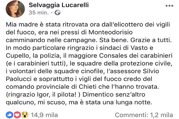 lucarelli ringraziamenti h