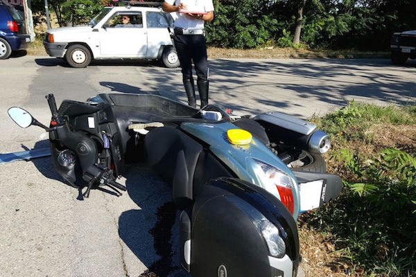 moto incidente via del porto h