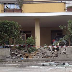 muro incidente via conti ricci q