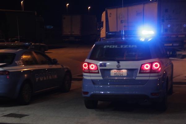 polizia autostrada notte h