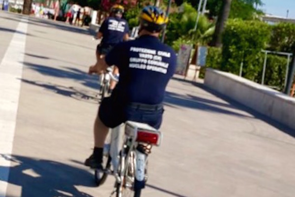 protezione civile bicicletta h