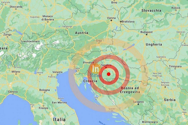 terremoto croazia 29dic2020 h