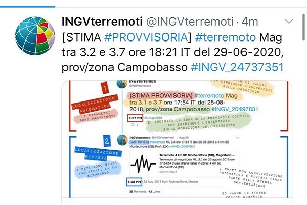 terremoto molise 29giu2020 ingv h