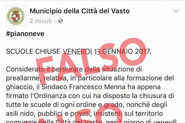 vasto scuole chiuso tarocco h