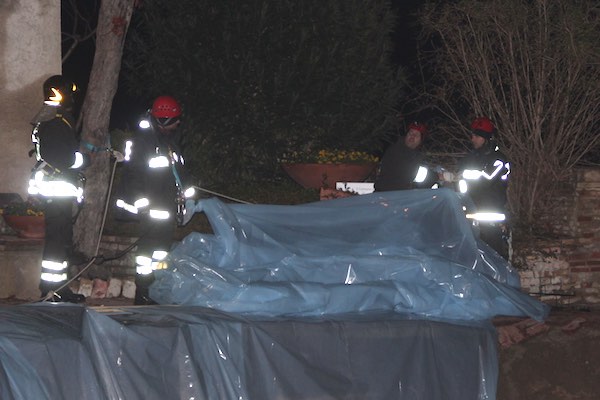 vigili del fuoco crollo palazzo davalos h