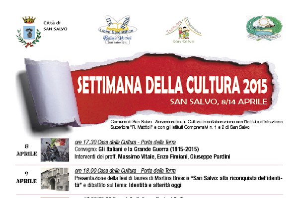 settimana cultura san salvo 2015 h