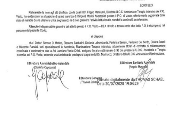 documento anestesisti specializzandi h