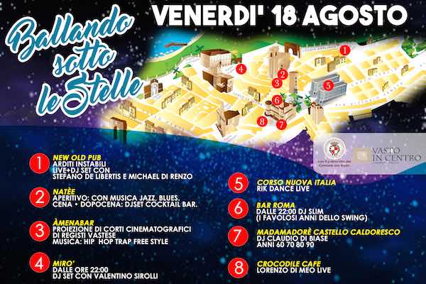 ballando stelle vasto h