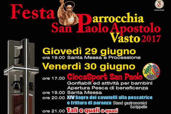 festa san paolo locandina 2017 h