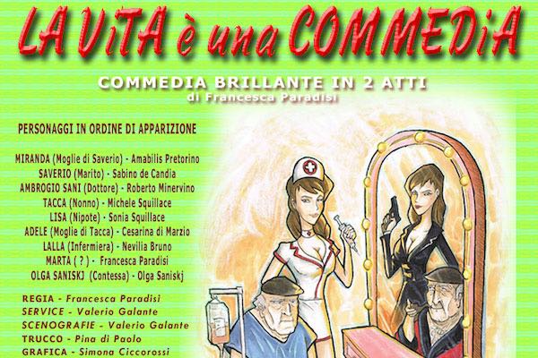 locandina la vita e una commedia h