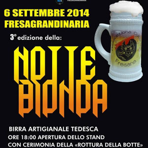 locandina notte bionda fresa q