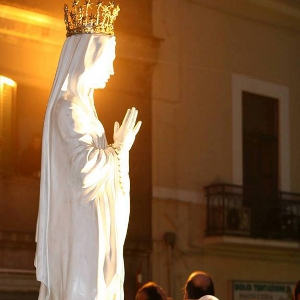 madonna lourdes statua q