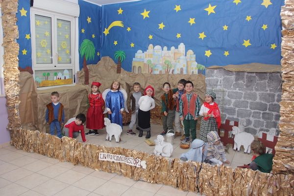 presepe cornice incoronata 2015 h