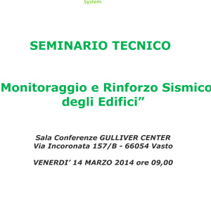 seminario monitoraggio edifici q