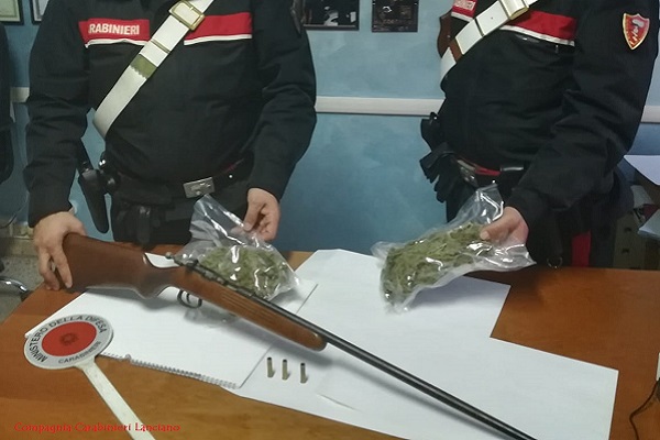 carabinieri cannabis fucile h