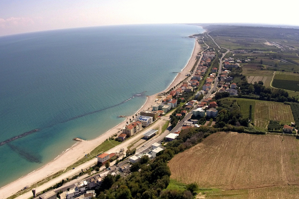 La costa di Fossacesia marina