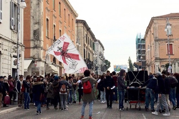 studenti protesta h