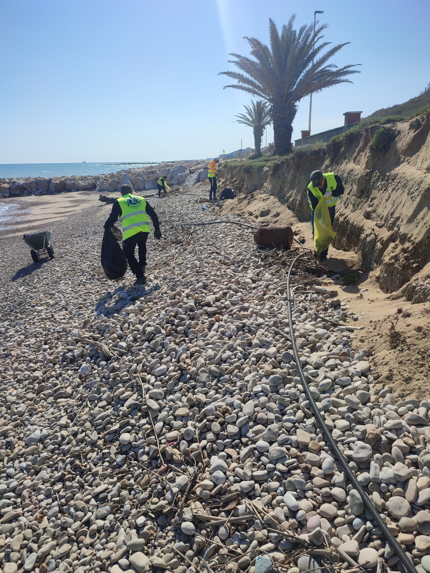 lions club pulizia spiaggia casalbordino 3