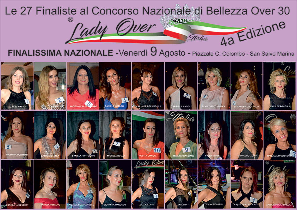 Finaliste lady over 2019 LOCANDINA fb