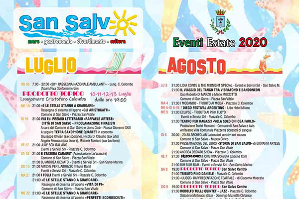 calendario estivo sansalvo2020 h