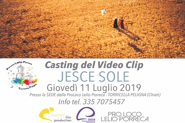 casting jesce sole locandina h