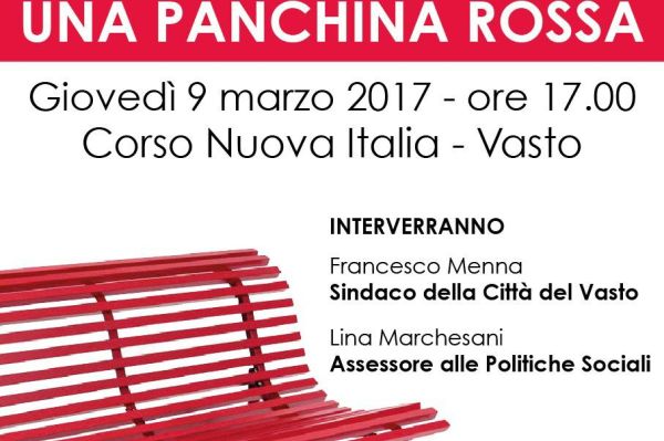 panchina rossa locandina h