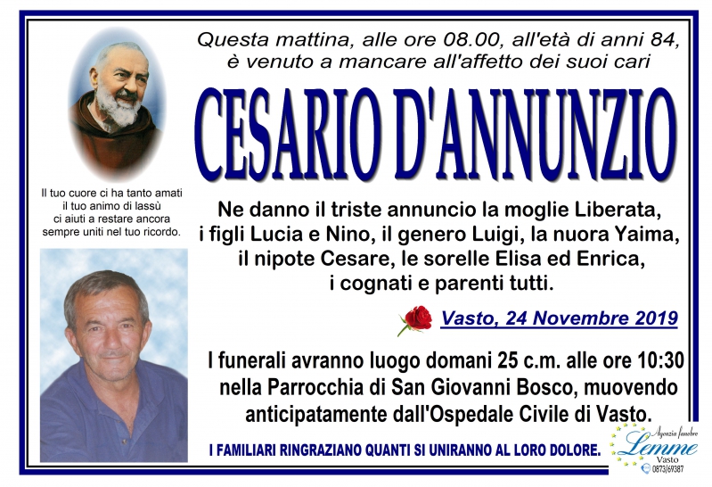 cesario d annunzio 2019 11 24 1574590735