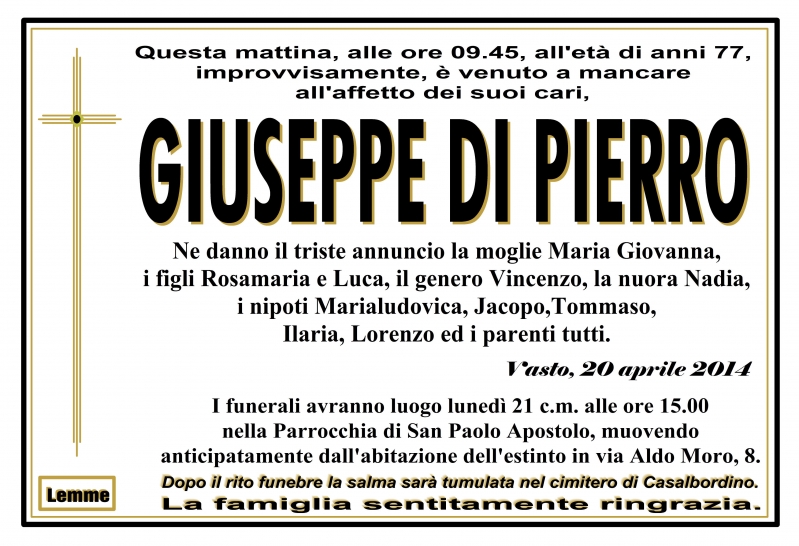 giuseppe di pierro 2014 04 20 1397992385