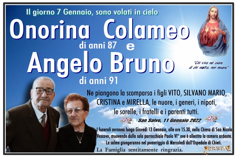 onorina colameo e angelo bruno 2022 01 11 1641909638