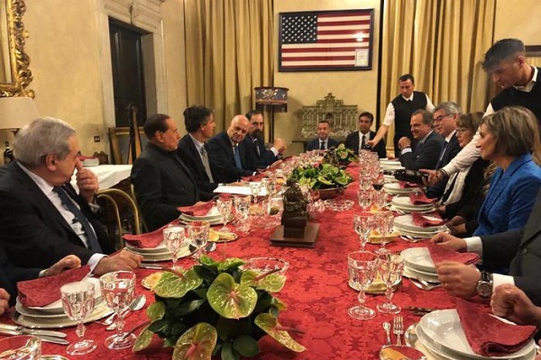 berlusconi cena palazzo grazioli h