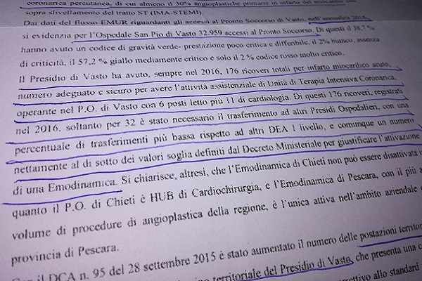 lettera regione emodinamica h