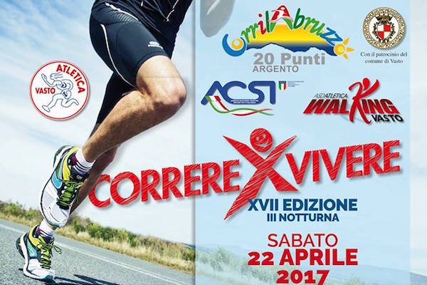 correre vivere locandina 2017 h