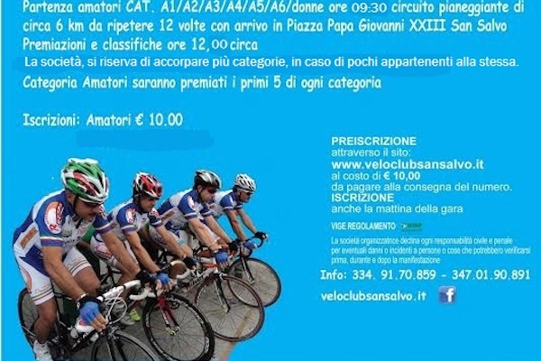 volantino gara ciclismo san salvo 12ott h